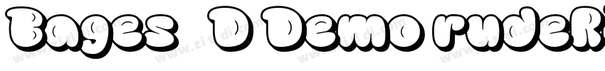 Bages 3D Demo rudeRi字体转换